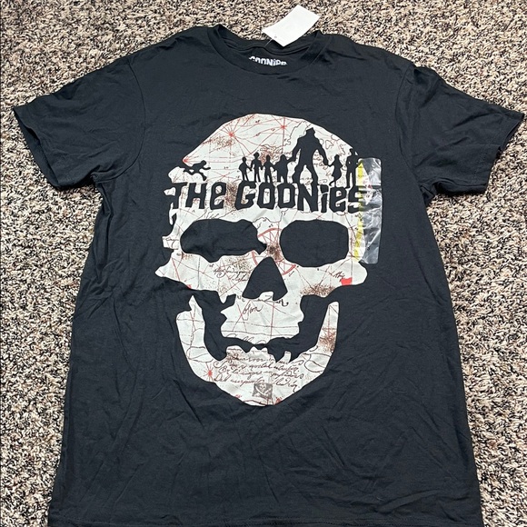 Hybrid Apparel Tops - 🆕 Hybrid Apparel Black Goonies Tee Gender Neutral Size Small | NWT